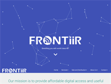 Tablet Screenshot of frontiir.net