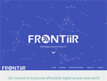 Tablet Screenshot of frontiir.com